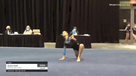 Quinn Kuhl - Floor, Sonshine Gym #342 - 2021 USA Gymnastics Development Program National Championships