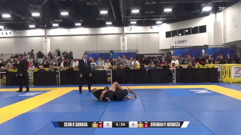 Jeremiah P. Mendoza vs Sean K Sanada 2024 World IBJJF Jiu-Jitsu No-Gi Championship