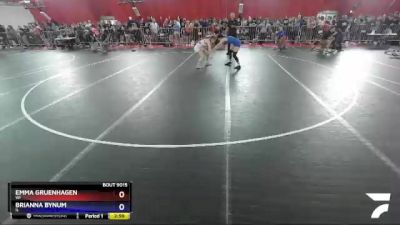 138 lbs Round 2 - Emma Gruenhagen, WI vs Brianna Bynum, IL