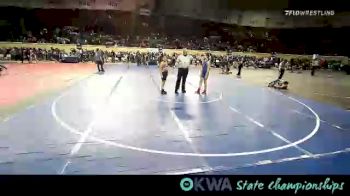 100 lbs Round Of 16 - McKinley Miller, Chandler Takedown Club vs Camila Llames, OKC Saints Wrestling