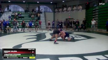 106 lbs Semifinal - Roman Valera, Trinity vs Christian Stocker, St. Mary`s Rutherford