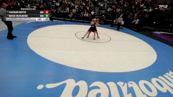 4A 150 lbs Quarterfinal - Mack Rutledge, Ridgeline vs Cougar Betts, Uintah