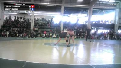 160 lbs Champ. Round 1 - Katelyn Capper, Indiana Tech vs London Crossley, Rochester Christian