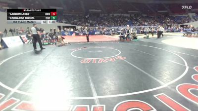 4A Boys 138 lbs 1st Place Match - Landon Lavey, Crook County Boys vs Leonardo Michel, Stayton Boys