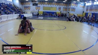 215 lbs Round 2 (8 Team) - Brandon Day, Longwood WC vs Alfredo Berroteran, Griffin Fang