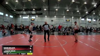 120 lbs Round 4 (6 Team) - Landon Sidun, Top Level vs Gavin Bolock, The Wrestling Mill