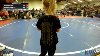 58 lbs Round Of 16 - Jett Brooks, Raw Wrestling Club vs Tobias Daniels, Hilldale Youth Wrestling Club