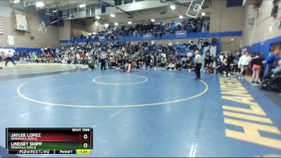 170lbs Semifinal - Lindsey Shipp, Peninsula (Girls) vs Jaylee Lopez, Kennewick (Girls)