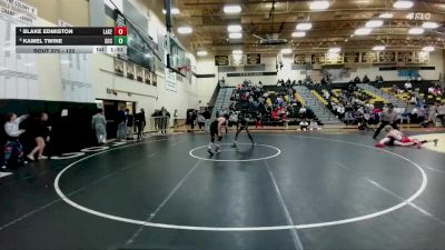 132 lbs Quarterfinal - Blake Edmiston, Richardson Lake Highlands vs Kamel Twine, Dallas South Oak Cliff
