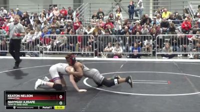 100 lbs Quarterfinal - Niaymiah Ajisafe, Team Of Hard Knox vs Keaton Nelson, Manhattan