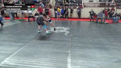 135_B lbs Consi Of 4 - Colton Schwoyer, Owen J Roberts vs Luke Bennethum, Northern Lebanon