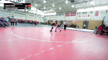 120 lbs Champ. Round 3 - Malia Tocco, Mendocino High School vs Sofia Sciortino, Rancho Cotate