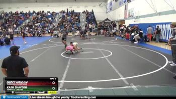 120 lbs Round 1 - Kash Shayegh, Temescal Canyon vs Adam Vasquez, Threshold Wrestling