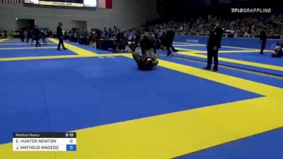 ERIC HUNTER NEWTON vs JOSÉ MATHEUS MACEDO DE LIRA LUNA 2021 World IBJJF Jiu-Jitsu No-Gi Championship