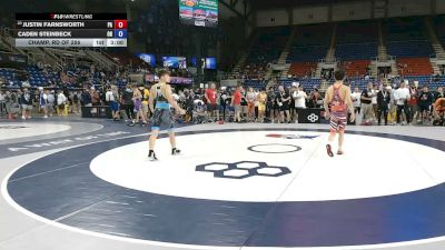 126 lbs Champ. Rd Of 256 - Justin Farnsworth, Pennsylvania vs Caden Steinbeck, Ohio