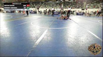 57 lbs Consi Of 4 - Amiyah House, Woodward Youth Wrestling vs Serenity Esparza, Best Trained