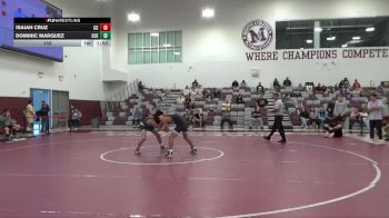 133 lbs Quarters & 1st Wb (16 Team) - Dominic Marquez, Cuesta vs Isaiah Cruz, Cerritos