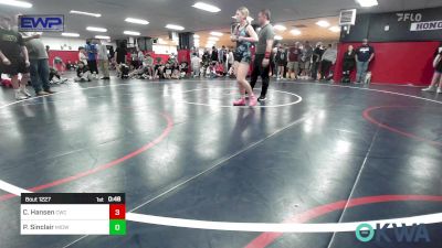 140 lbs Consi Of 8 #2 - Ryan Olvera, Ponca City Wildcat Wrestling vs Caleb Pilkinton, Ponca City Wildcat Wrestling