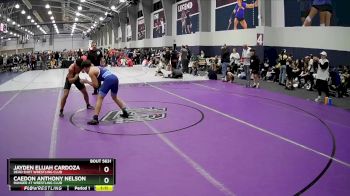 165 lbs Quarterfinal - Jayden Elijah Cardoza, Dead Shot Wrestling Club vs Caedon Anthony Nelson, Ranger 47 Wrestling Club
