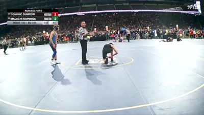 D2-138 lbs Cons. Round 2 - Dominic Gumtow, Warren Woods-Tower HS vs Ethan Moreland, Three Rivers HS