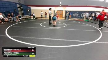 152 lbs Round 4 - Savannah Freifeld, Katy (Girls) vs Youstina Hanna, Cypress Ranch (Girls)