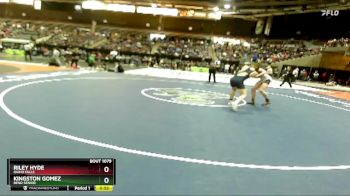 157 lbs Cons. Round 3 - Riley Hyde, Idaho Falls vs Kingston Gomez, Bend Senior