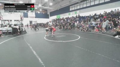 71 lbs Quarterfinal - Jacob Duran, Rough House Wrestling Club vs Isaac Perez, Savage House Wrestling Club