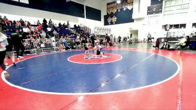 41 lbs Semifinal - Elila Jean Harlan, So Cal Hammers Wrestling vs Hector Hernandez, South Bay HULKS