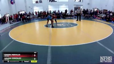 107 lbs Cons. Round 5 - Havana Gonzalez, Colgan vs Kimora Mervilus, Bayside