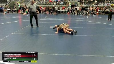 80 lbs Cons. Round 3 - Paxton Lane, BRLD vs Mason Newberry, Greater Heights Wrestling
