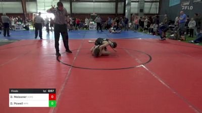 100 lbs Final - Dean Meissner, Hopewell Valley vs Dominick Powell, MPR