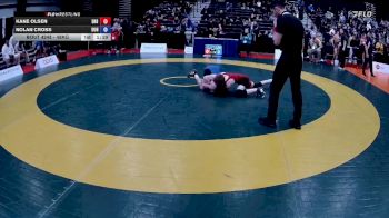 48kg Round 5 - Kane Olsen, Alberni Valley Wrestling Club vs Nolan Cross, Alberni Valley Wrestling Club