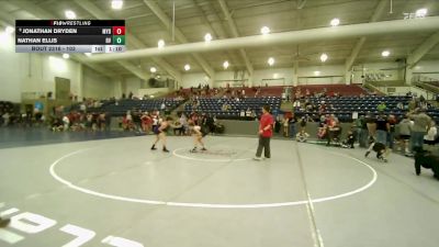 103 lbs Semifinal - Jonathan Dryden, Mine Yard Dogs vs Nathan Ellis, Sanderson Wrestling Academy