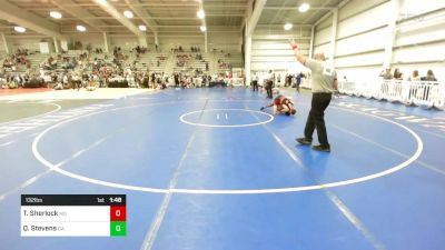 132 lbs Round Of 64 - Tyson Sherlock, MD vs Quinton Stevens, GA