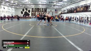 141 lbs Round 5 (6 Team) - Brady Packer, Adrian vs Evan Boulton, Ohio Northern