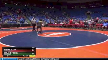 120 lbs Champ. Round 1 - Stejah Allen, Joliet (West) vs Ireland McCain, Round Lake