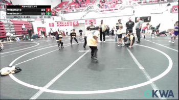 37 lbs Quarterfinal - Owen Harader, Ponca City Wildcat Wrestling vs Amos Boyd, Harrah Little League Wrestling