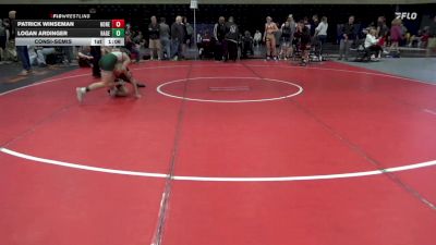 100 lbs Consolation - Patrick Winseman, Honeoye Falls vs Logan Ardinger, Hagerstown