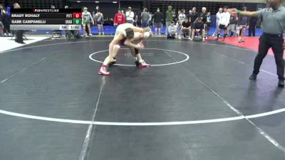 120 lbs Semifinal - Brady Rohaly, Pittsburgh vs Gabe Campanelli, Chadds Ford