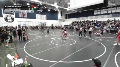 144 lbs Cons. Round 2 - Jaden Eisagholian, ChurchBoyz WC vs Alexander Decker, Redondo Union HS