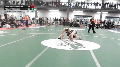 132 lbs Consi Of 8 #2 - Santiago Chrisjohn, Christian Brothers Academy vs Brody Franklin, Long Beach