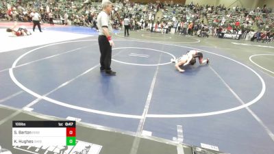 109 lbs Consi Of 8 #1 - Samuel Barton, Roseburg Mat Club vs Kevin Hughes, Chester