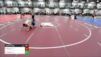 118A lbs Quarterfinal - Nathan Braun, Buxton vs Dale Corbin, Wyoming Seminary