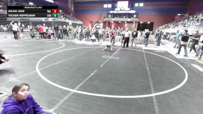 37 lbs Final - Julian Leos, Valley WC vs Tucker Heffelman, Legacy Boltz