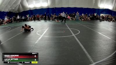 56 lbs Round 1 (6 Team) - Riggs Osborne, CP Wrestling vs Lucas Bittner, Silo WC