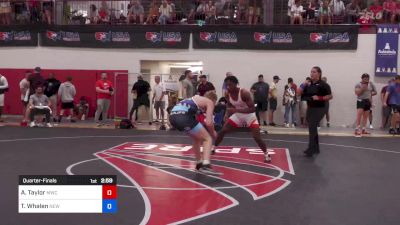 70 kg Quarterfinal - Antrell Taylor, MWC Wrestling Academy vs Ty Whalen, New Jersey