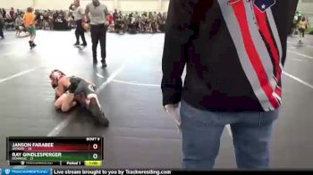 64 lbs Round 1 (10 Team) - Kolby Williams, Warner vs Bryce Donahue, Donahue