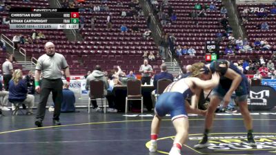 172 lbs First Round - Christian Burd, Hershey vs Ethan Cartwright, Franklin Regional