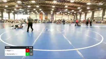 100 lbs Rr Rnd 1 - Timothy Giger, Ragin Raisins Niagara vs Ilya Yarmuratiy, Roundtree Wrestling Academy Blue