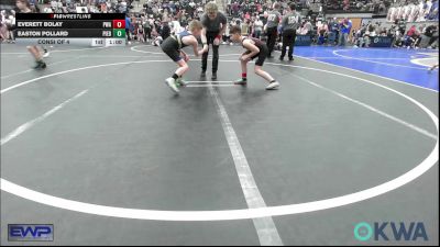 76 lbs Consi Of 4 - Everett Bolay, Perry Wrestling Academy vs Easton Pollard, Piedmont